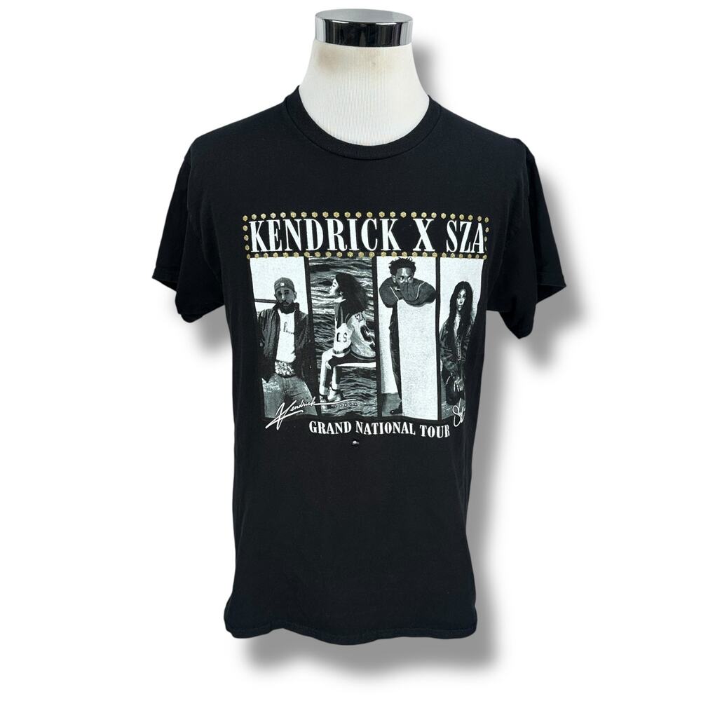 Kendrick Lamar x SZA Grand‎ National Tour T-Shirt Men’s Large Black Cotton READ